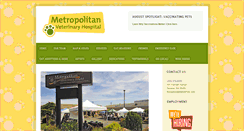 Desktop Screenshot of metvetpets.com